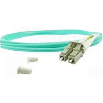 BlueOptics 050502T512000030M-BO Cabo de patch de fibra ótica duplex, LC/UPC para LC/UPC, OM3 50/125 µm, 30 m, bege