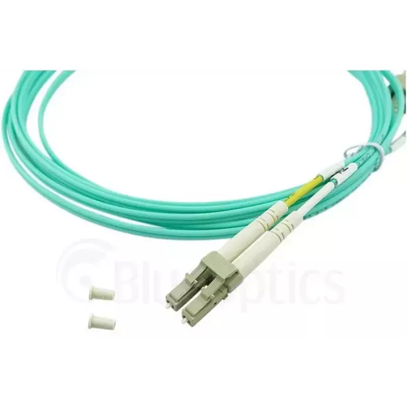 BlueOptics 050502T512000050M-BO Cabo de patch de fibra ótica duplex, LC/UPC para LC/UPC, OM3 50/125 µm, 50 m, bege