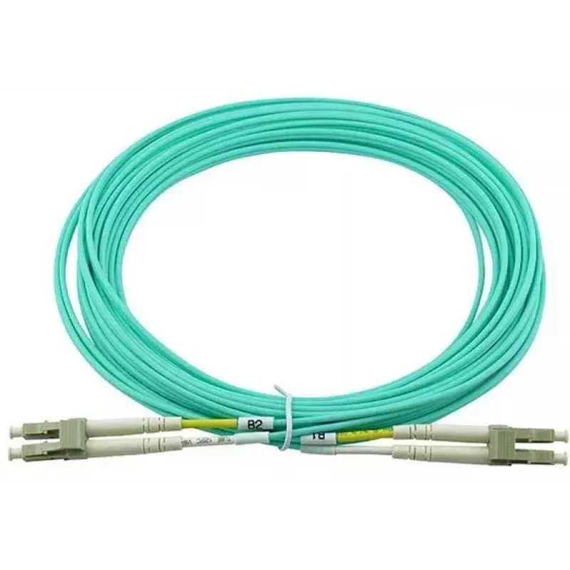 BlueOptics 050502T512000050M-BO Cabo de patch de fibra ótica duplex, LC/UPC para LC/UPC, OM3 50/125 µm, 50 m, bege