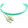 BlueOptics 055702K512000015M-BO Cabo de patch de fibra ótica duplex, LC/UPC para SC/UPC, OM3 50/125 µm, 15 m, bege