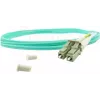 BlueOptics 055702K512000015M-BO Cabo de patch de fibra ótica duplex, LC/UPC para SC/UPC, OM3 50/125 µm, 15 m, bege