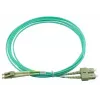 BlueOptics 055702K512000015M-BO Cabo de patch de fibra ótica duplex, LC/UPC para SC/UPC, OM3 50/125 µm, 15 m, bege