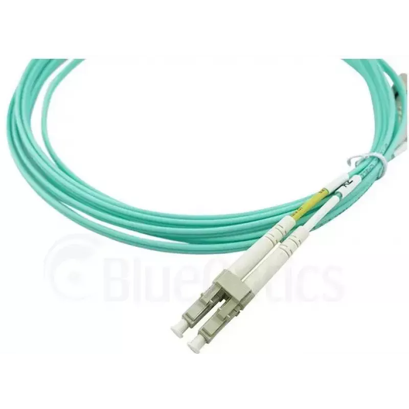 BlueOptics 055702K512000020M-BO Cabo de patch de fibra ótica duplex, LC/UPC para SC/UPC, OM3 50/125 µm, 20 m, bege