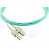 BlueOptics 055702K512000020M-BO Cabo de patch de fibra ótica duplex, LC/UPC para SC/UPC, OM3 50/125 µm, 20 m, bege