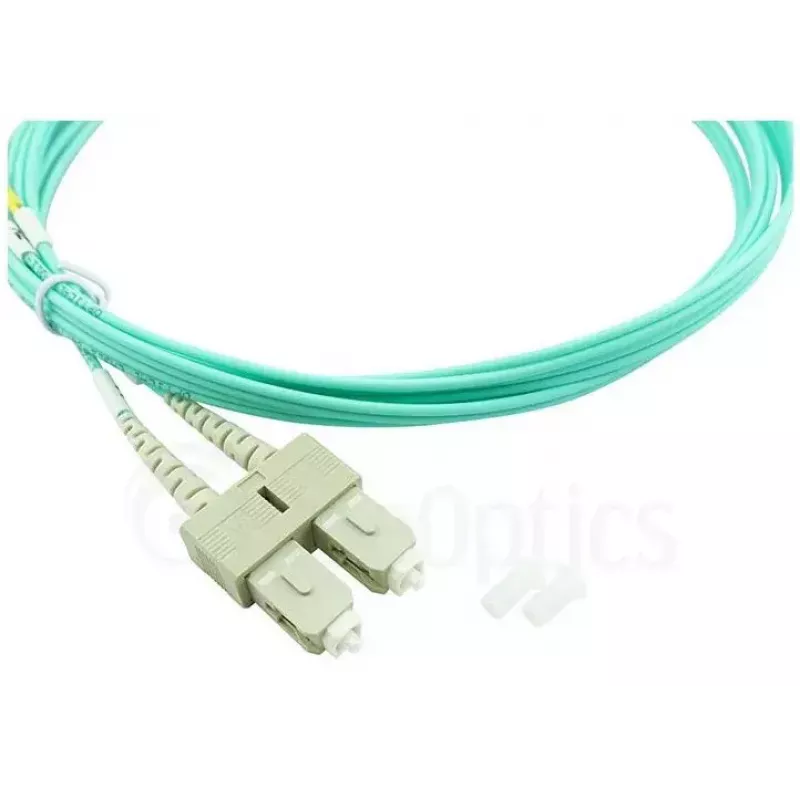 BlueOptics 055702K512000020M-BO Cabo de patch de fibra ótica duplex, LC/UPC para SC/UPC, OM3 50/125 µm, 20 m, bege