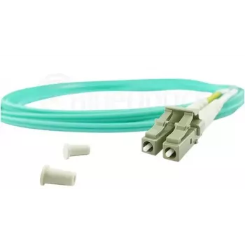 BlueOptics 055702K512000020M-BO Cabo de patch de fibra ótica duplex, LC/UPC para SC/UPC, OM3 50/125 µm, 20 m, bege