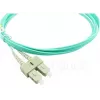 BlueOptics 055702K512000030M-BO Cabo de patch de fibra ótica duplex, LC/UPC para SC/UPC, OM3 50/125 µm, 30 m, bege