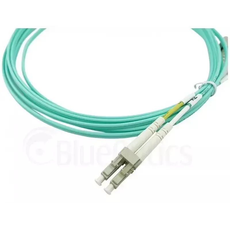BlueOptics 055702K512000030M-BO Cabo de patch de fibra ótica duplex, LC/UPC para SC/UPC, OM3 50/125 µm, 30 m, bege