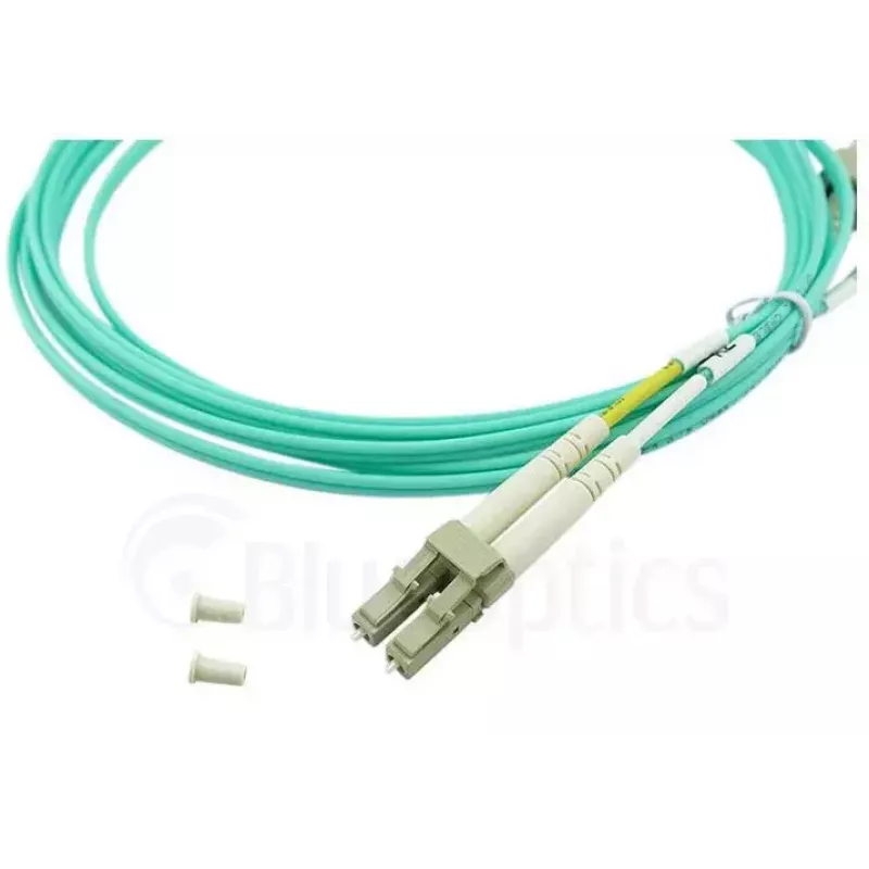 BlueOptics 055702K512000030M-BO Cabo de patch de fibra ótica duplex, LC/UPC para SC/UPC, OM3 50/125 µm, 30 m, bege