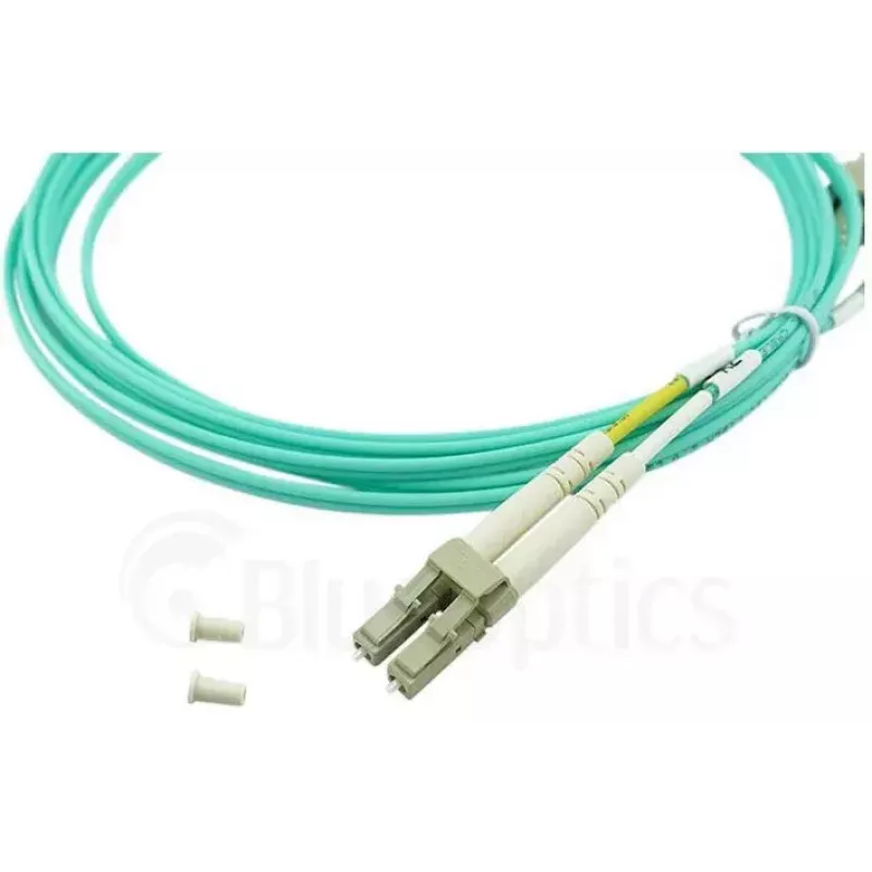 BlueOptics 055702K512000050M-BO Cabo de patch de fibra ótica duplex, LC/UPC para SC/UPC, OM3 50/125 µm, 50 m, bege