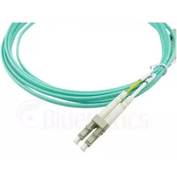 BlueOptics 055702K512000050M-BO Cabo de patch de fibra ótica duplex, LC/UPC para SC/UPC, OM3 50/125 µm, 50 m, bege