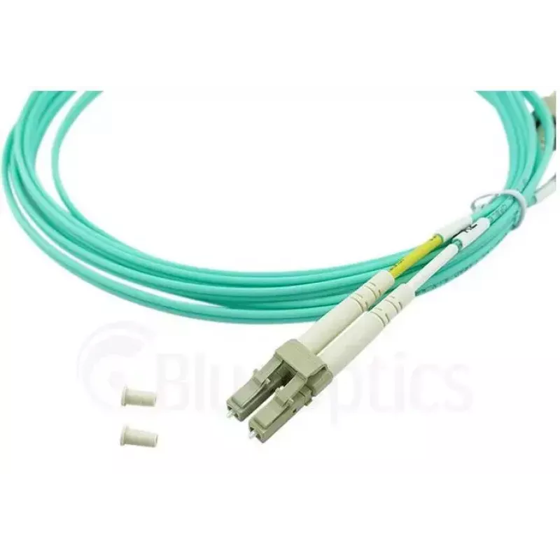 BlueOptics 055702T512000015M-BO cabo de patch de fibra ótica duplex, LC/UPC para SC/UPC, OM3 50/125 µm, 15 m, bege