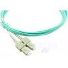 BlueOptics 055702T512000015M-BO cabo de patch de fibra ótica duplex, LC/UPC para SC/UPC, OM3 50/125 µm, 15 m, bege