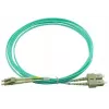 BlueOptics 055702T512000015M-BO cabo de patch de fibra ótica duplex, LC/UPC para SC/UPC, OM3 50/125 µm, 15 m, bege