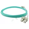 BlueOptics 055702T512000020M-BO Cabo de patch de fibra ótica duplex, LC/UPC para SC/UPC, OM3 50/125 µm, 20 m, bege
