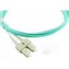 BlueOptics 055702T512000020M-BO Cabo de patch de fibra ótica duplex, LC/UPC para SC/UPC, OM3 50/125 µm, 20 m, bege