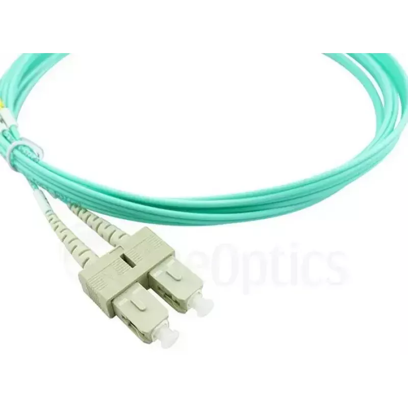 BlueOptics 055702T512000030M-BO Cabo de patch de fibra ótica duplex, LC/UPC para SC/UPC, OM3 50/125 µm, 30 m, bege