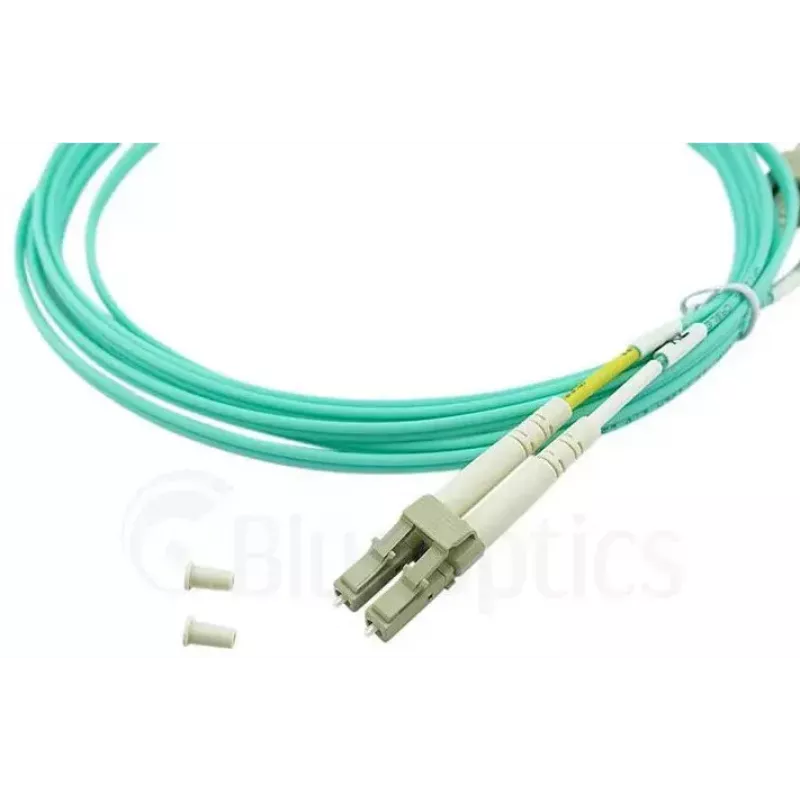 BlueOptics 055702T512000030M-BO Cabo de patch de fibra ótica duplex, LC/UPC para SC/UPC, OM3 50/125 µm, 30 m, bege