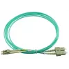 BlueOptics 055702T512000030M-BO Cabo de patch de fibra ótica duplex, LC/UPC para SC/UPC, OM3 50/125 µm, 30 m, bege