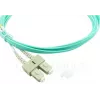 BlueOptics 055702T512000050M-BO Cabo de patch de fibra ótica duplex, LC/UPC para SC/UPC, OM3 50/125 µm, 50 m, bege