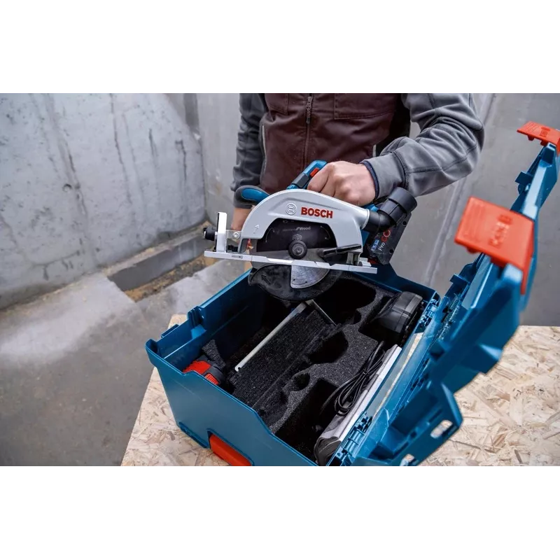 Bosch GKS 18V-57-2 L PROFESSIONAL 16.5 cm preto, azul, prateado 5000 rpm