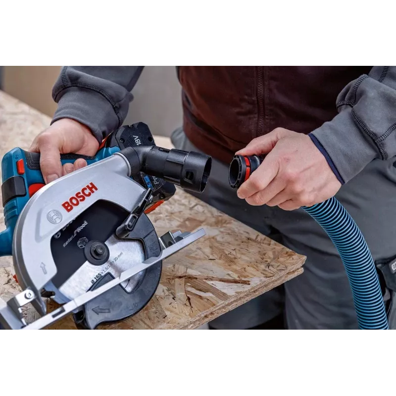 Bosch GKS 18V-57-2 L PROFESSIONAL 16.5 cm preto, azul, prateado 5000 rpm