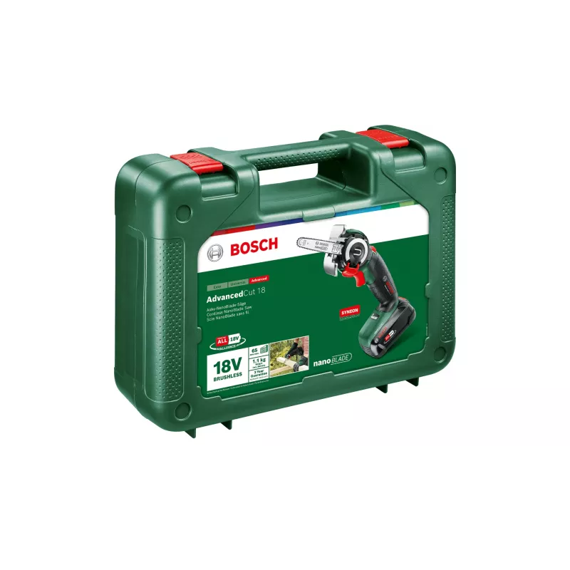Bosch AdvancedCut 18 7000 RPM preto, verde, vermelho, prateado