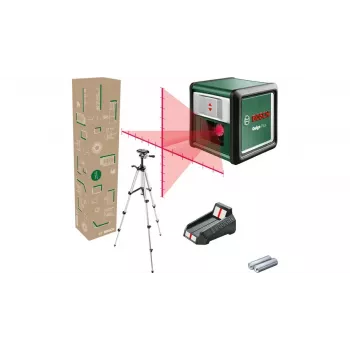 Laser de linhas/pontos Bosch Quigo Plus alcance máximo 12 m intervalo de autonivelamento ±4°