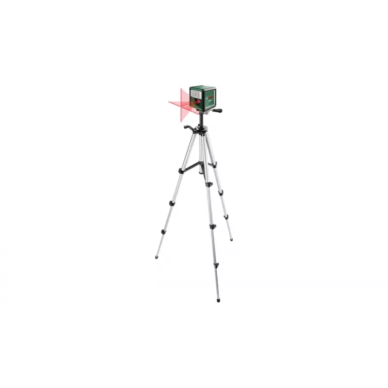 Laser de linhas/pontos Bosch Quigo Plus alcance máximo 12 m intervalo de autonivelamento ±4°