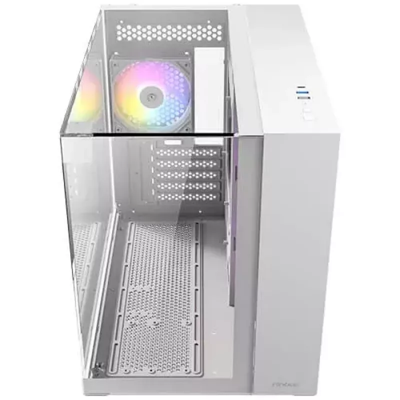 Caixa de PC Antec CX600M Trio ARGB branco Mini Tower