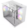 Caixa de PC Antec CX600M Trio ARGB branco Mini Tower