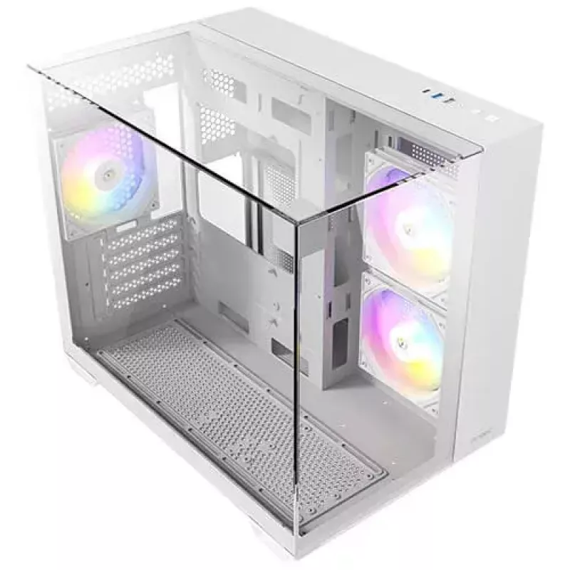 Caixa de PC Antec CX600M Trio ARGB branco Mini Tower