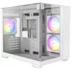 Caixa de PC Antec CX600M Trio ARGB branco Mini Tower