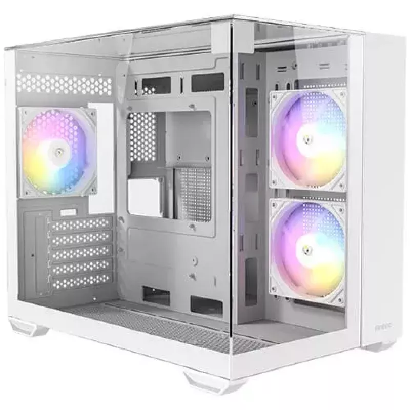 Caixa de PC Antec CX600M Trio ARGB branco Mini Tower
