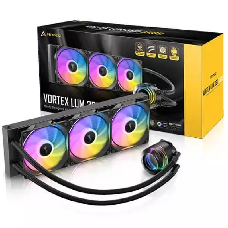 Kit de refrigeração líquida Antec Vortex Lum 360 ARGB 12 cm preto