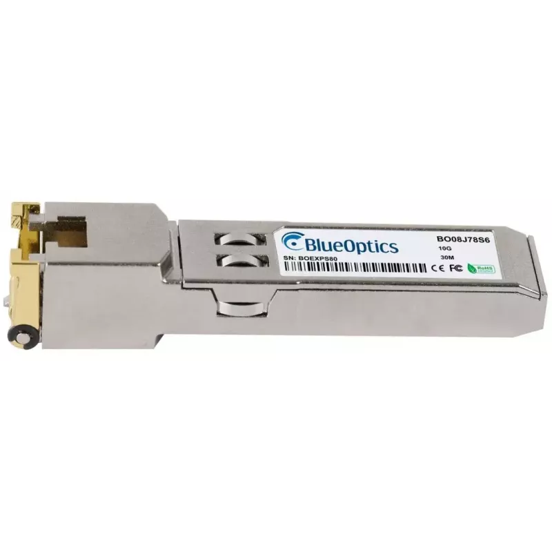 Transceptor SFP+ de cobre BlueOptics 10338 10000 Mbit/s prateado