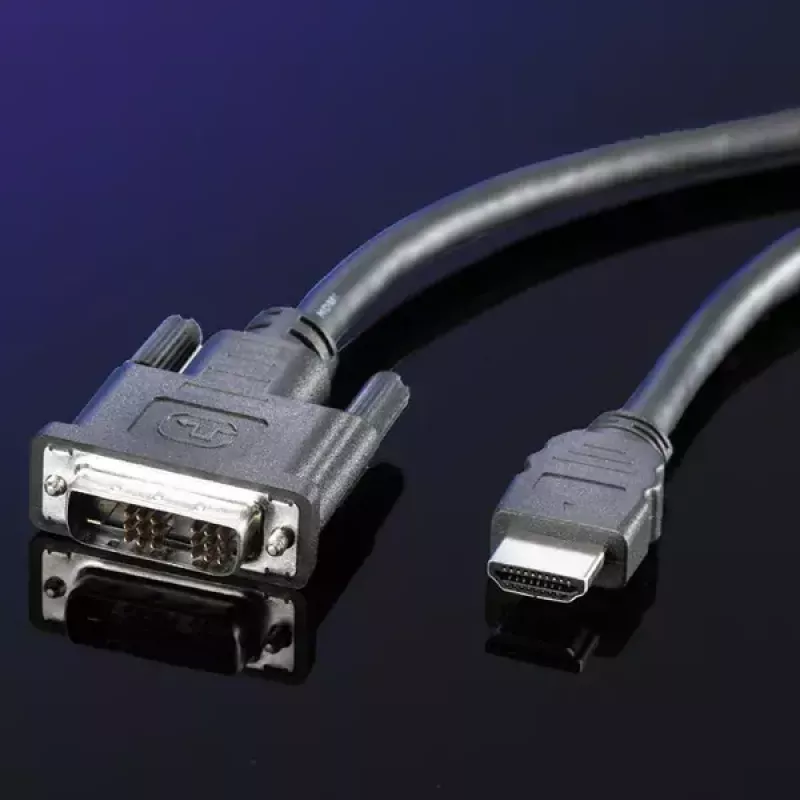 Cabo DVI ROLINE DVI (18+1) - HDMI M/M 10 m
