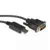 Cabo DisplayPort ROLINE DP-DVI (24+1) LSOH M/M 3 m
