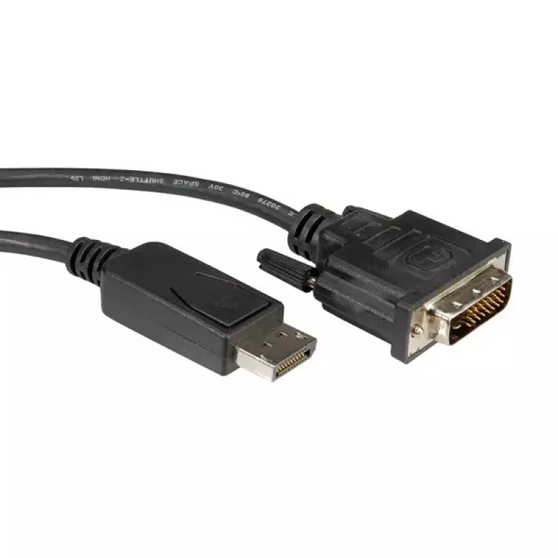 Cabo DisplayPort ROLINE DP-DVI (24+1) LSOH M/M 3 m