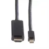 Cabo Mini DisplayPort ROLINE Mini DP-UHDTV 3m
