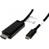Cabo USB Type-C para HDMI ROLINE 11045843 5 m preto