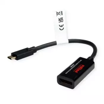 Adaptador gráfico USB ROLINE 11.04.5957-10 3840 x 2160 píxeis preto