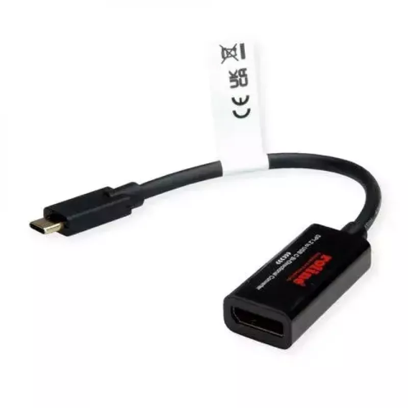 Adaptador gráfico USB ROLINE 11.04.5957-10 3840 x 2160 píxeis preto