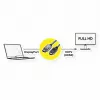 DisplayPort ROLINE 11.44.5782-10 HDTV preto