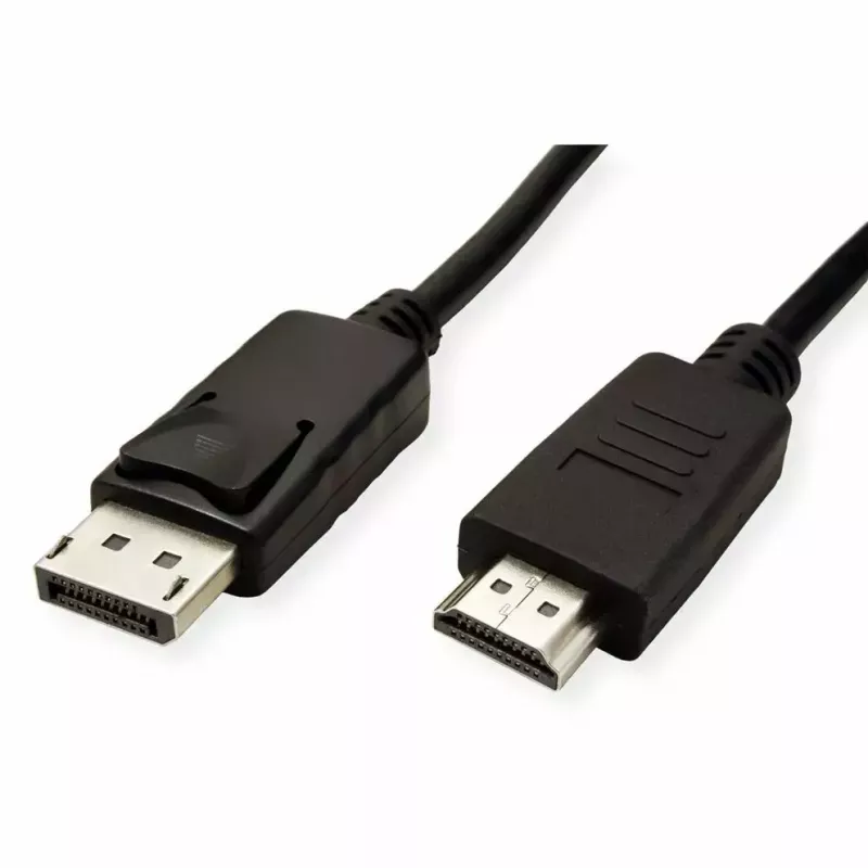 DisplayPort ROLINE 11.44.5782-10 HDTV preto