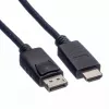 DisplayPort ROLINE 11.44.5782-10 HDTV preto