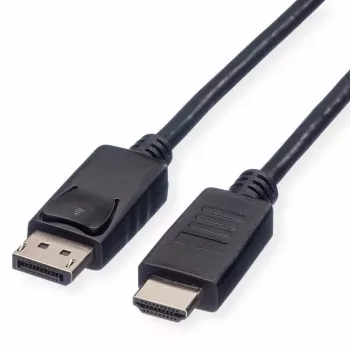 DisplayPort ROLINE 11.44.5782-10 HDTV preto