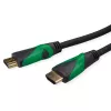 Cabo HDMI ROLINE 1 m Type-A macho para macho dourado preto