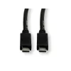 Cabo USB ROLINE verde 11.44.9056 USB 3.2 Gen 2 1 m USB C preto