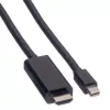 Cabo Mini DisplayPort VALUE Mini DP-UHDTV M/M 2 m